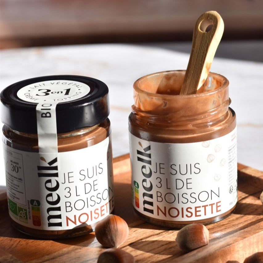 Duo Meelk 2 pots Noisette