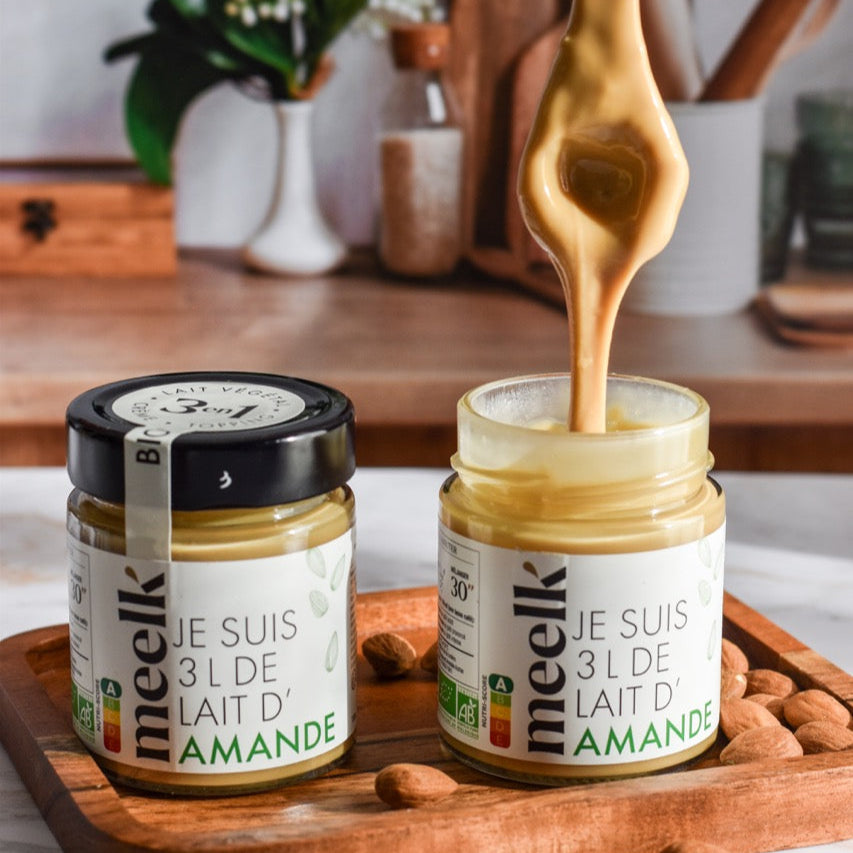 Le Coffret Mousseur + 2 pots Meelk Amande