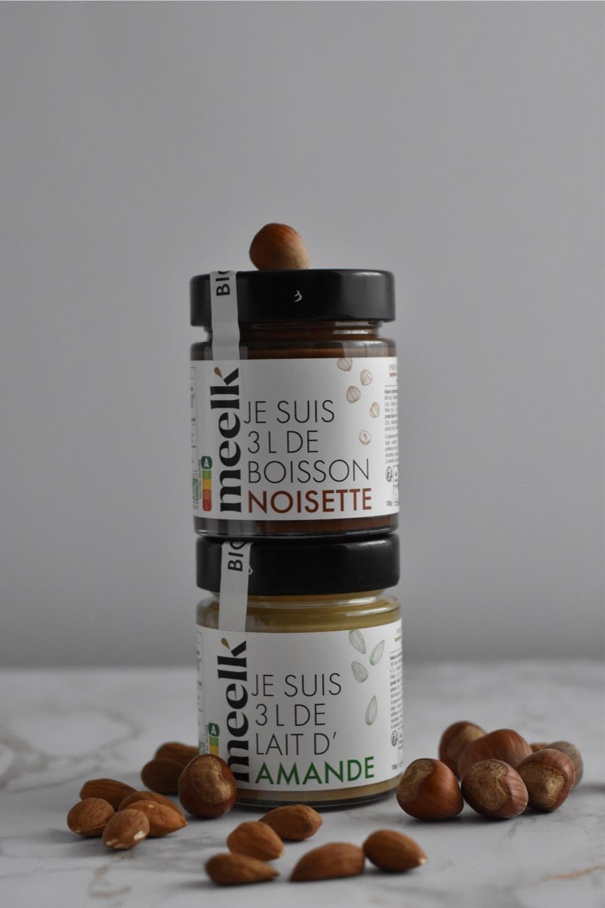 Le Coffret Mousseur 1 pot Amande + 1 pot Noisette